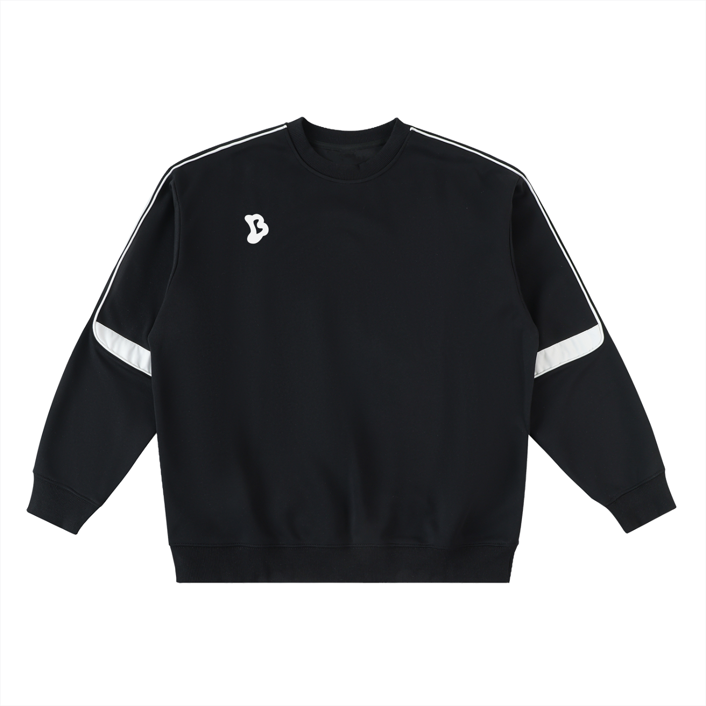 Oversized Crewneck Taped Sweatshirt
