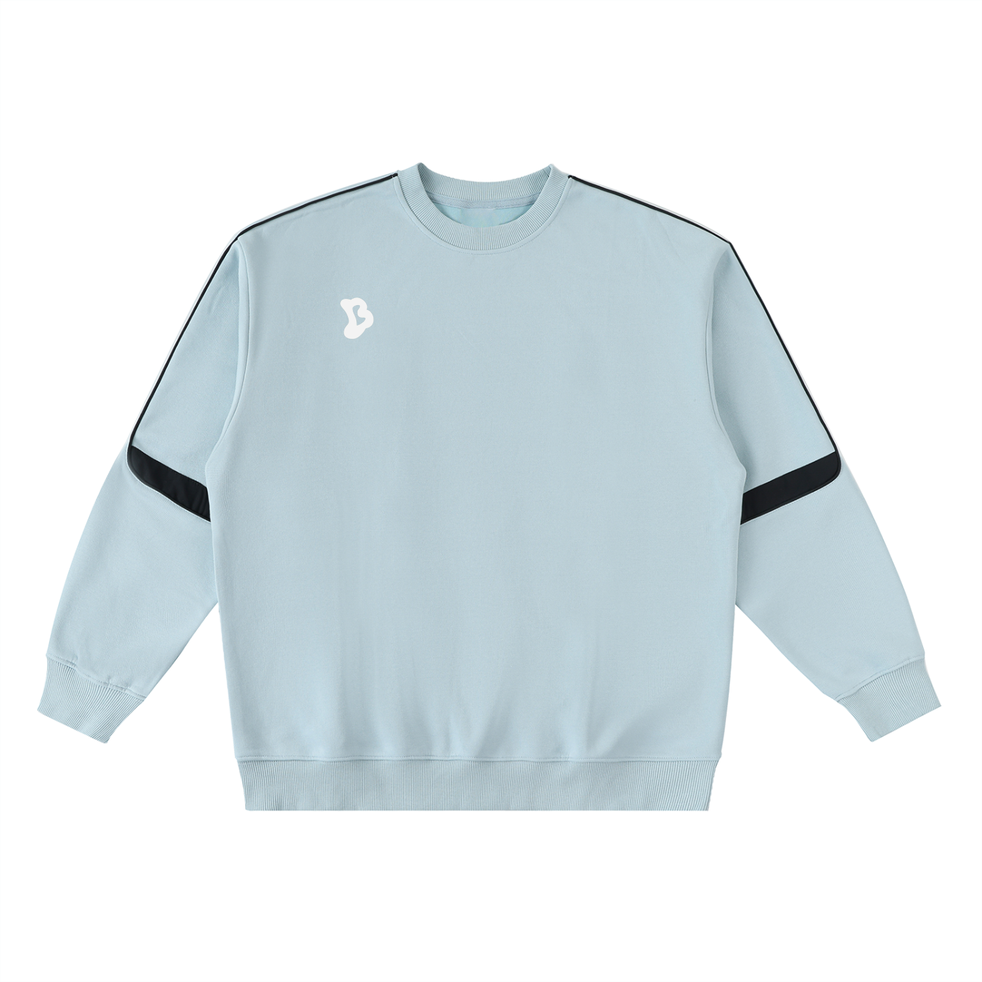 Oversized Crewneck Taped Sweatshirt
