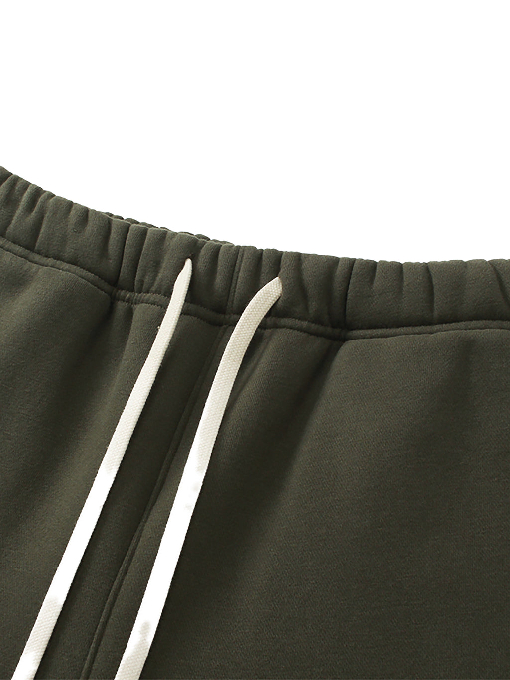 Streetwear Unisex Solid Color Fleece Straight Leg Pants