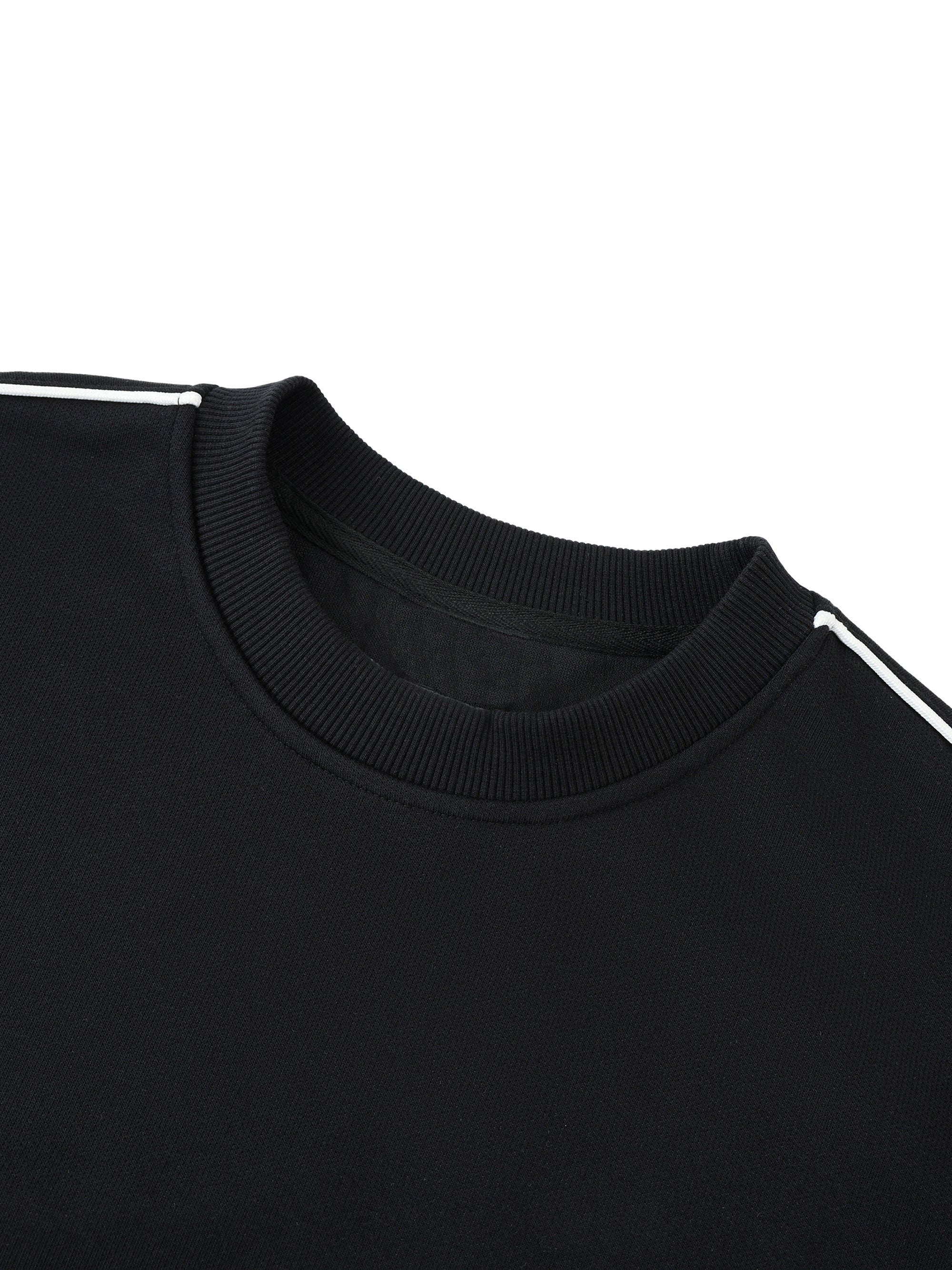 Oversized Crewneck Taped Sweatshirt